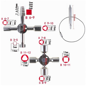 10 in 1 Multifunctional Cross Switch Wrench