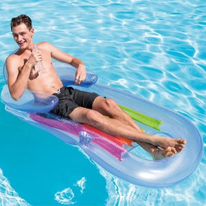 Swimming Floating Bed with Cup Holder