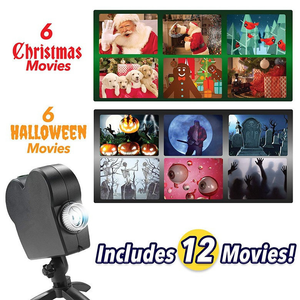 (🎁Early Halloween Promotion-30% OFF🎃)Halloween Christmas Holographic Window Projection