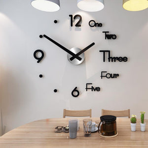 DIY Large Wall Clock