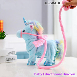 Walking Unicorn Plush Toy