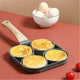 Four-hole Frying Pot Pan Non-stick