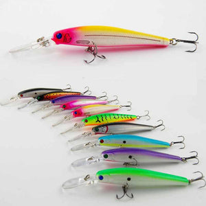 Buy 10pcs Plastic Hard Fishing Lures