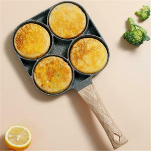 Four-hole Frying Pot Pan Non-stick