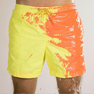 Temperature-Sensitive Color-Changing Beach Men Swimming Pants