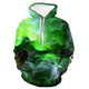 3D Graphic Printed Hoodies Galaxy Graphic