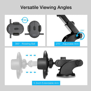 Automatically Locking Windshield Phone