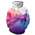 3D Graphic Printed Hoodies Colorful Geometric