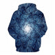 3D Graphic Printed Hoodies Blooming Flower