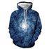 3D Graphic Printed Hoodies Blooming Flower