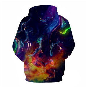 3D Graphic Printed Hoodies Aurora