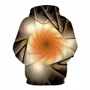 3D Graphic Printed Hoodies Sunlight