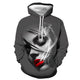 3D Graphic Printed Hoodies Lady