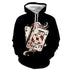 3D Graphic Printed Hoodies Poker J