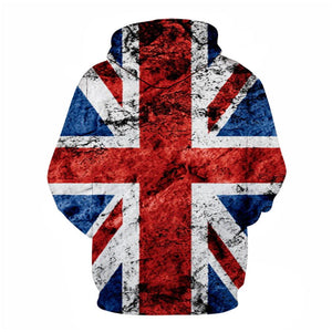 3D Graphic Printed Hoodies Britain