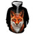 3D Graphic Printed Hoodies Fox