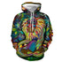 3D Graphic Printed Hoodies Funny Monkey