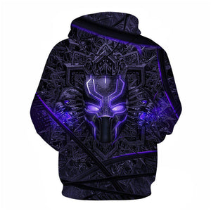 3D Graphic Printed Hoodies Panther