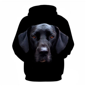 3D Graphic Printed Hoodies Dog