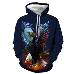 3D Graphic Printed Hoodies Eadge