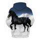 3D Graphic Printed Hoodies Horse