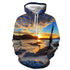 3D Graphic Printed Hoodies Sea