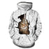 3D Graphic Printed Hoodies Cat