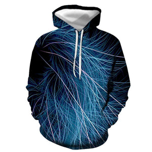 3D Graphic Printed Hoodies Lighting