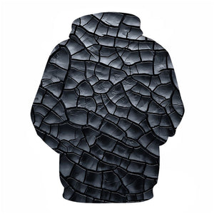 3D Graphic Printed Hoodies Dry Earth