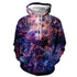 3D Graphic Printed Hoodies Galaxy