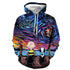 3D Graphic Printed Hoodies Impressionism