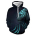 3D Graphic Printed Hoodies Divine Leopard