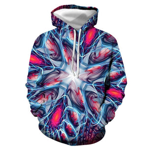 3D Graphic Printed Hoodies Optical Illusion