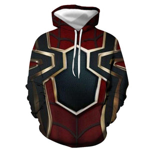 3D Graphic Printed Hoodies Spider Suit