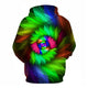 3D Graphic Printed Hoodies Color Vortex