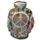 3D Graphic Printed Hoodies Scrawl