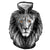 3D Graphic Printed Hoodies Lion