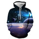 3D Graphic Printed Hoodies Star