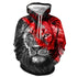 3D Graphic Printed Hoodies Tiger